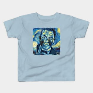 Mr. Bean Van Gogh Style Kids T-Shirt